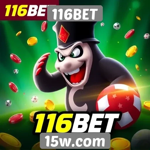 Variedade de jogos disponíveis em 116BET